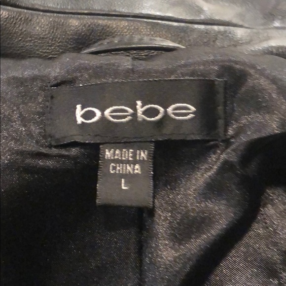 Black Bebe trenchcoat size L - Picture 8 of 8